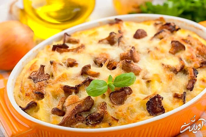 دستور تهیه گراتن قارچ گراتن قارچ